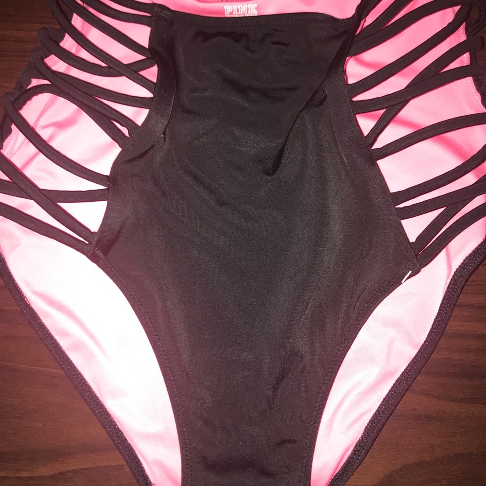 High waisted bikini bottoms